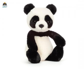 Jellycat 害羞熊猫（中号：28厘米x12厘米）